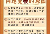 家里网速慢的原因与解决方法（探究家庭网络环境中网速缓慢的原因和对应的解决方案）
