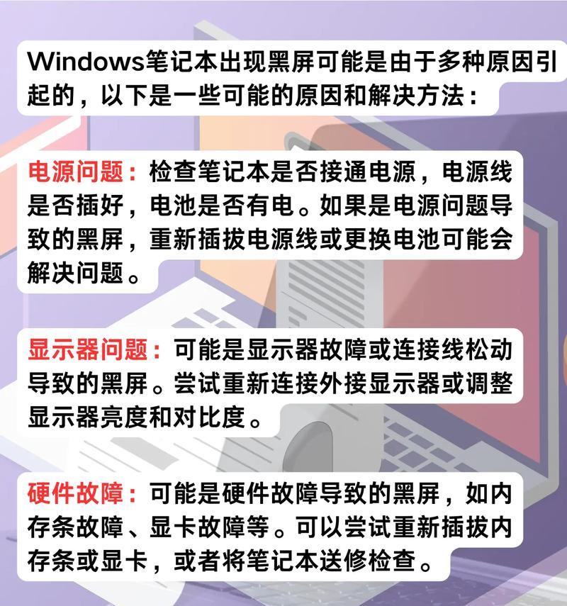 电脑屏幕在冷天黑屏是什么原因？  第1张