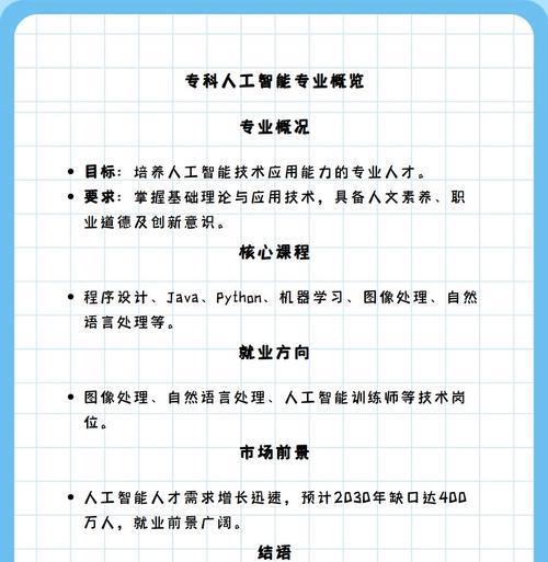 人工智能技术应用专科生职业规划？学习路径如何规划？  第1张