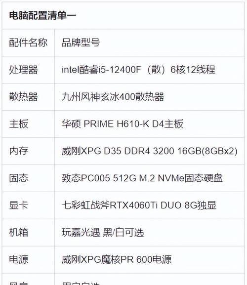 如何查看电脑型号配置（轻松了解电脑配置）  第2张